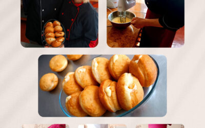 Виробниче навчання”Приготування дріжджового тіста, пончики з заварним кремом”. (майстер виробничого навчання Юлія Лабай)