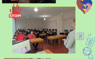 З метою профілактики булінгу серед однолітків заступником директора з навчально-виховної роботи Володимиром СІРИМ було проведено години спілкування: «Що таке булінг і як йому протидіяти”. 